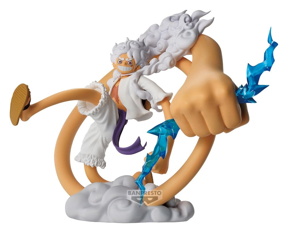 Monkey D. Ruffy PVC Figur / Gear 5 Soul Version / One Piece / Banpresto Theorama / 18 cm