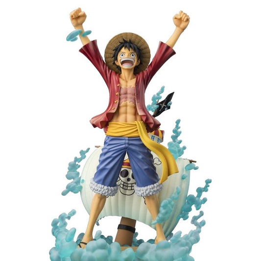 Monkey D. Ruffy FiguartsZERO STARTune Statue / Setting out for the New World / One Piece / Tamashii Nations / 25 cm