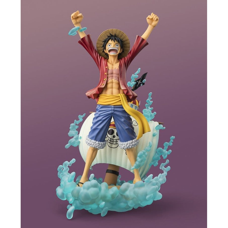 Monkey D. Ruffy FiguartsZERO STARTune Statue / Setting out for the New World / One Piece / Tamashii Nations / 25 cm