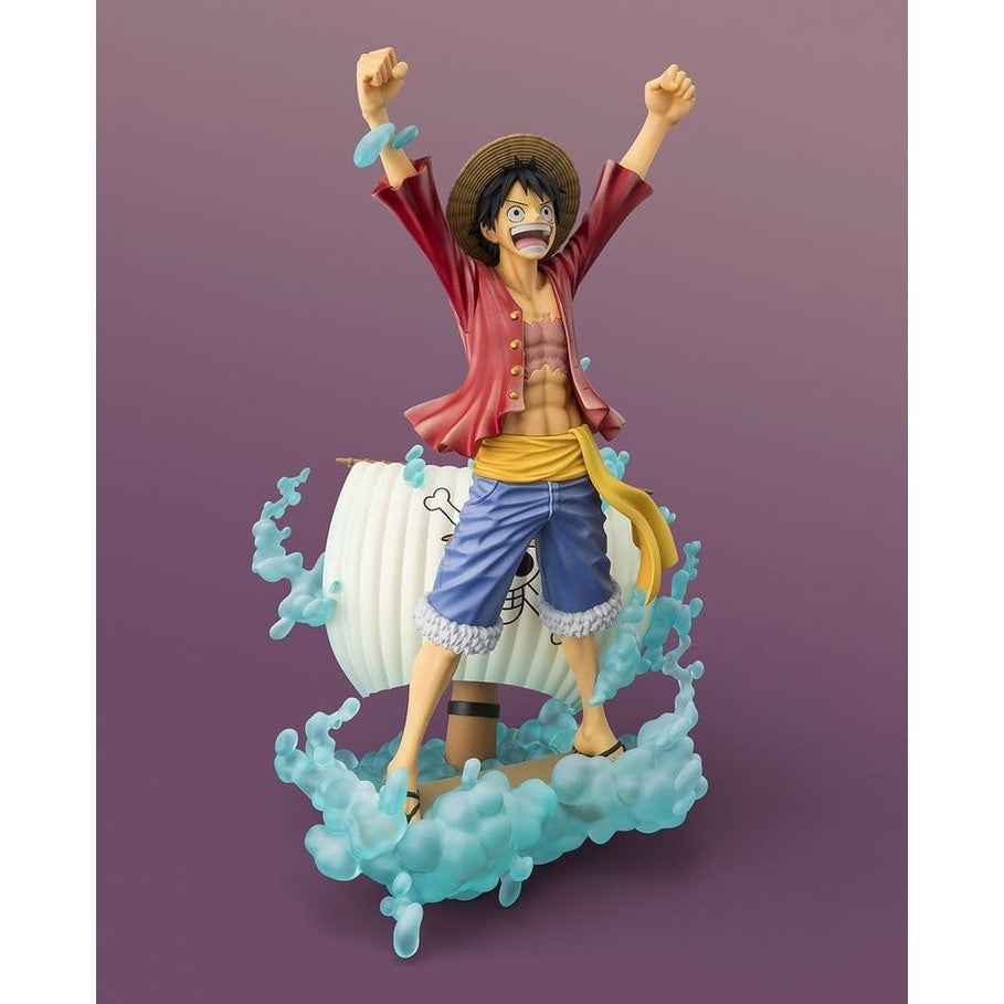 Monkey D. Ruffy FiguartsZERO STARTune Statue / Setting out for the New World / One Piece / Tamashii Nations / 25 cm
