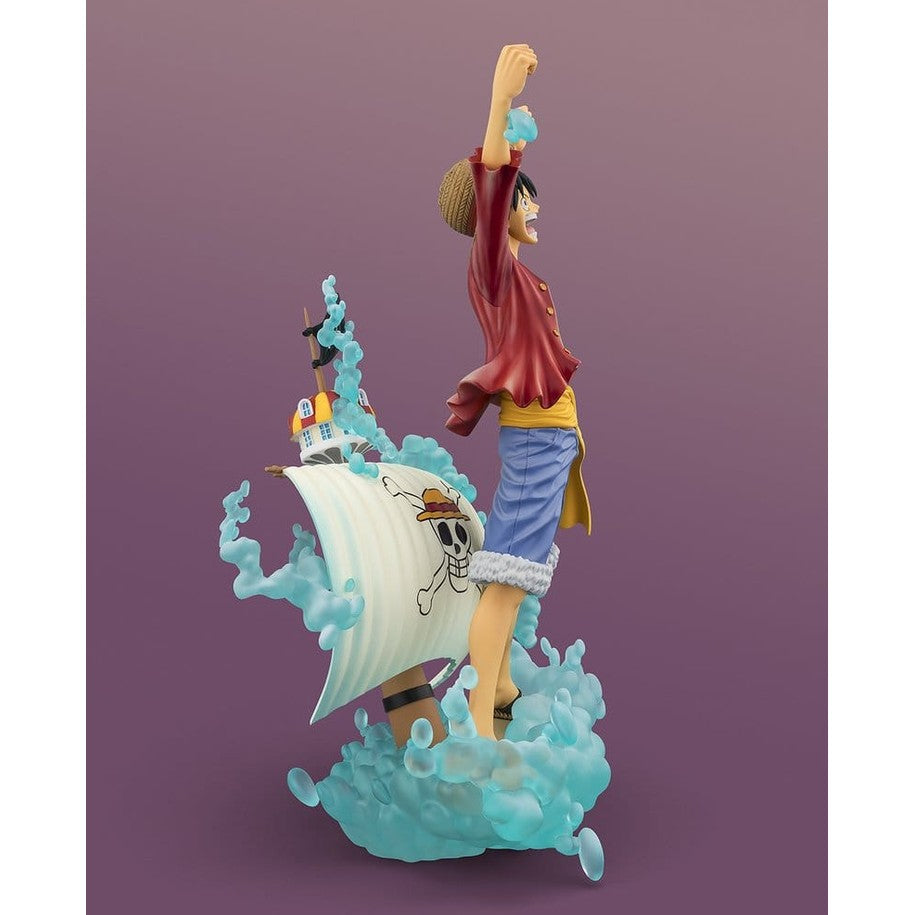 Monkey D. Ruffy FiguartsZERO STARTune Statue / Setting out for the New World / One Piece / Tamashii Nations / 25 cm