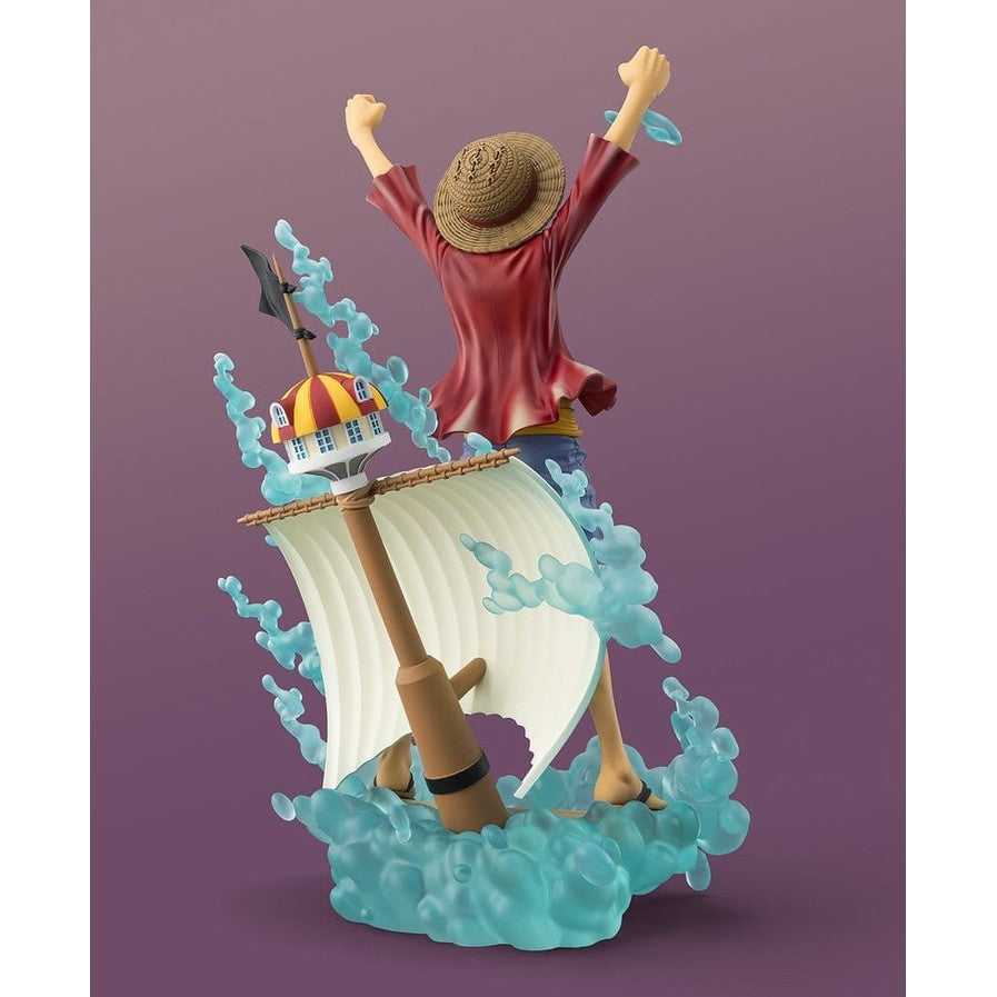 Monkey D. Ruffy FiguartsZERO STARTune Statue / Setting out for the New World / One Piece / Tamashii Nations / 25 cm