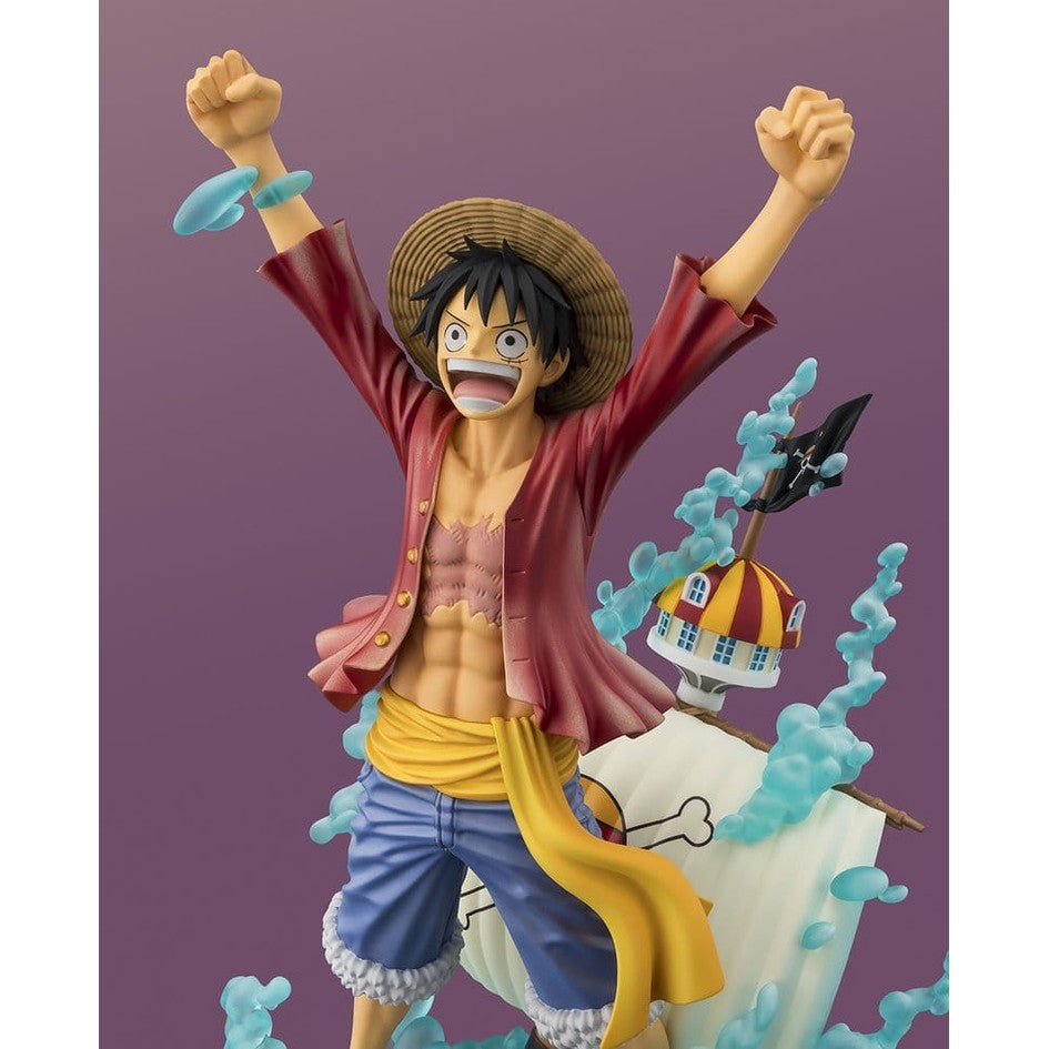 Monkey D. Ruffy FiguartsZERO STARTune Statue / Setting out for the New World / One Piece / Tamashii Nations / 25 cm