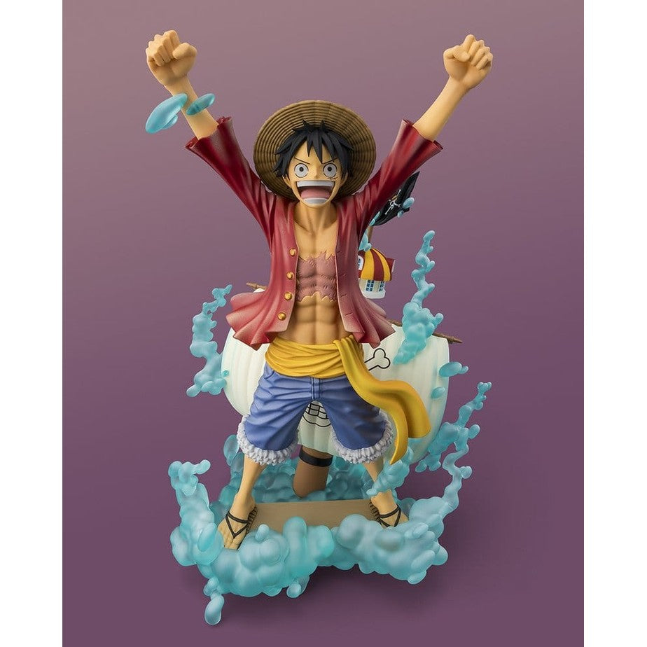 Monkey D. Ruffy FiguartsZERO STARTune Statue / Setting out for the New World / One Piece / Tamashii Nations / 25 cm