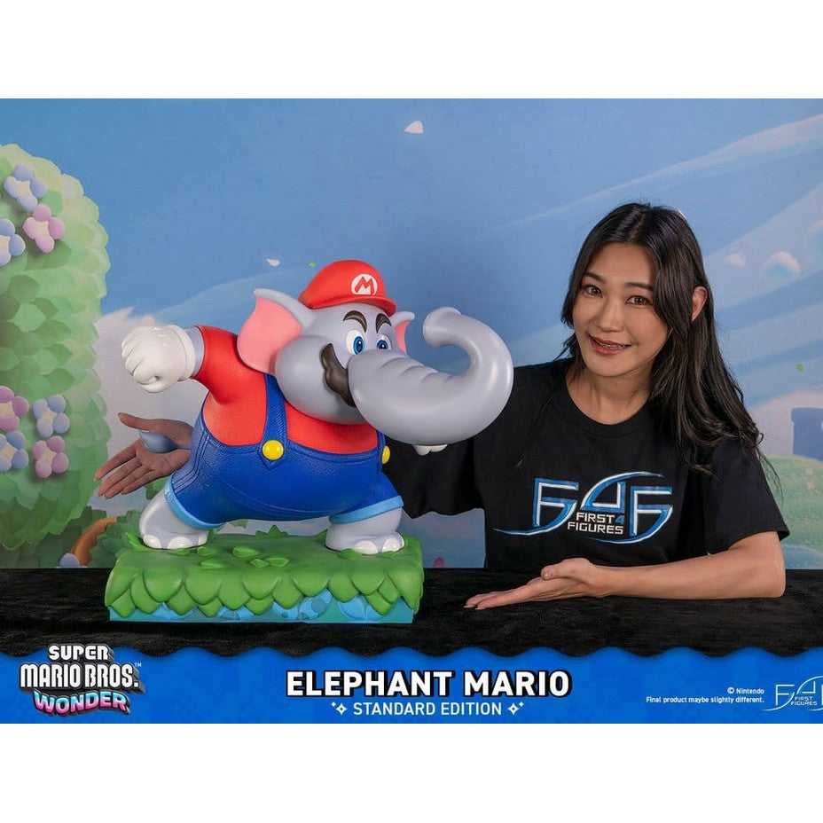 Elephant Mario Resin Statue / Standard Edition / Super Mario Bros. Wonder / First 4 Figures / 43 cm