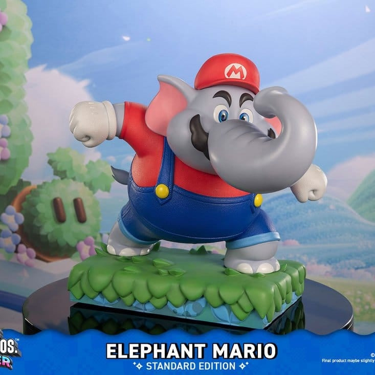 Elephant Mario Resin Statue / Standard Edition / Super Mario Bros. Wonder / First 4 Figures / 43 cm
