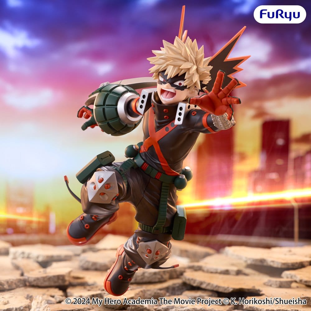 Katsuki Bakugo PVC Statue / My Hero Academia: You're Next / FuRyu Muchute / 25 cm