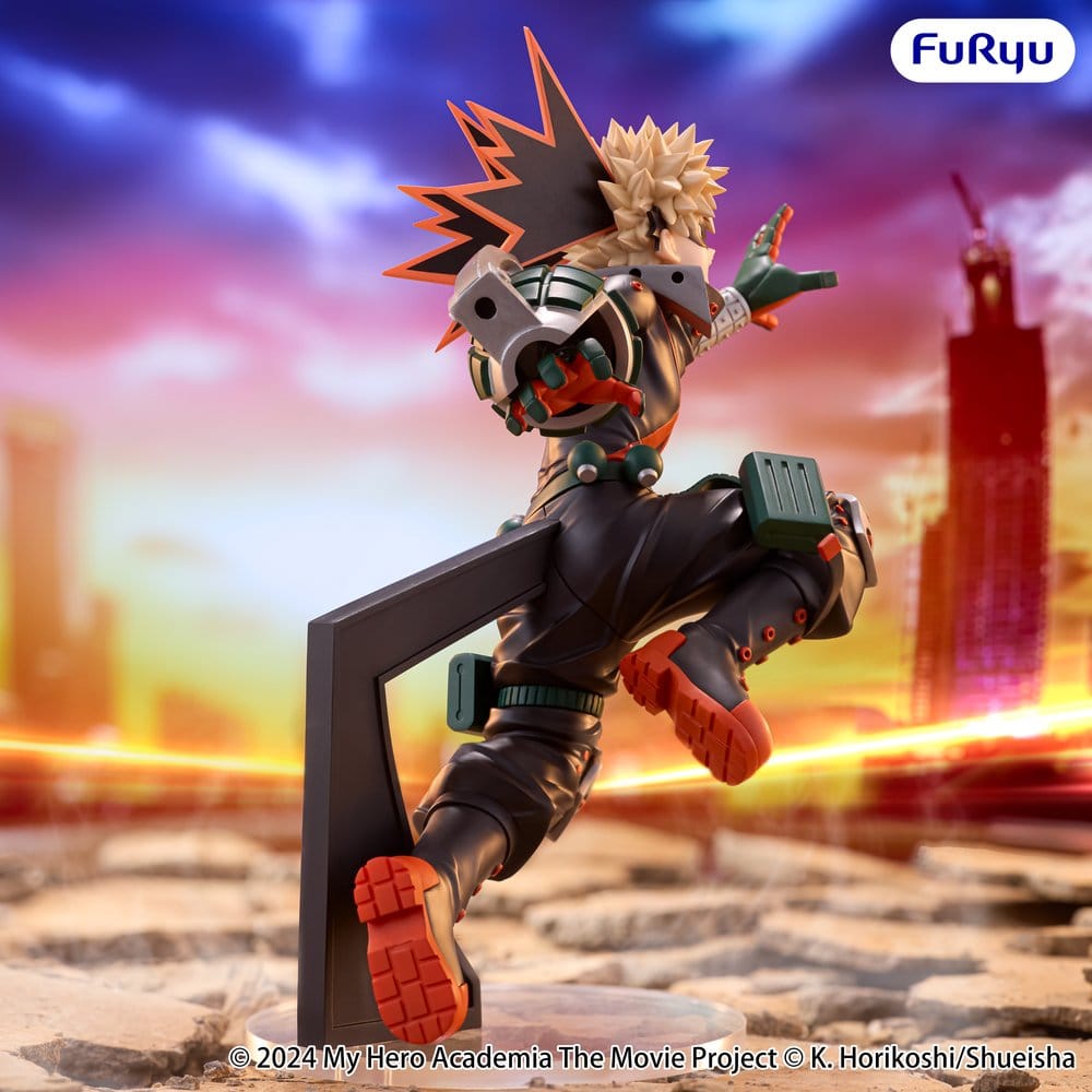Katsuki Bakugo PVC Statue / My Hero Academia: You're Next / FuRyu Muchute / 25 cm