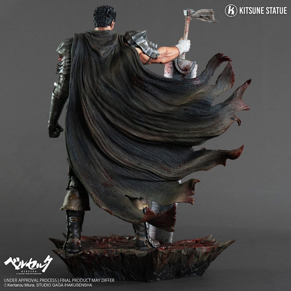 Guts Resin Statue / Berserk / Kitsune Statue / 38 cm