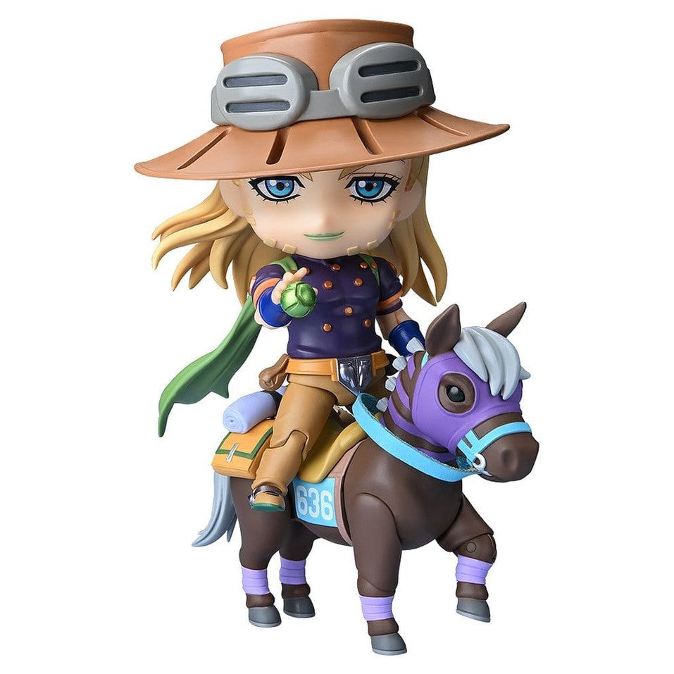 Gyro Zeppeli DX Ver. Nendoroid Actionfigur / JoJo's Bizarre Adventure Steel Ball Run / Medicos Entertainment / 10 cm