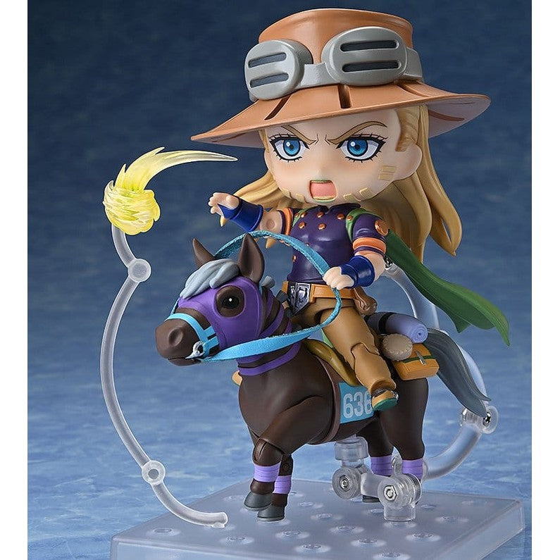 Gyro Zeppeli DX Ver. Nendoroid Actionfigur / JoJo's Bizarre Adventure Steel Ball Run / Medicos Entertainment / 10 cm