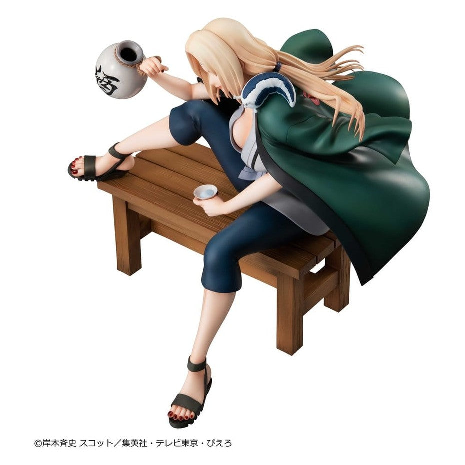 Tsunade PVC Statue / Ver.2 / Naruto Shippuden / Megahouse Naruto Gals / 16 cm