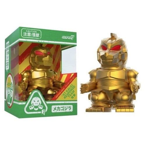 Mechagodzilla Minifigur / Vintage Toy Gold / Godzilla / Super7 Toho Fun! Fun!