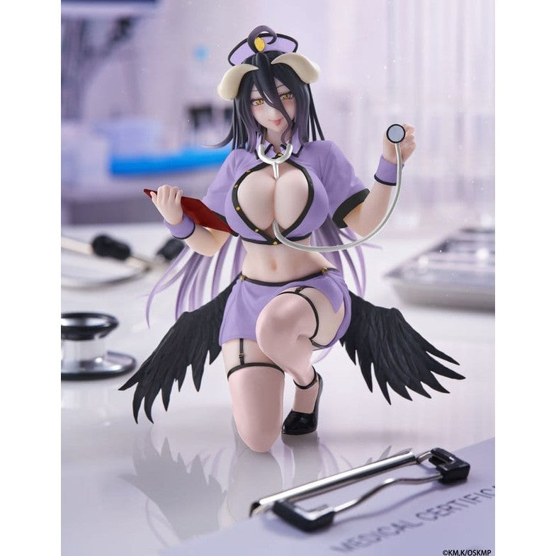 Albedo Desktop Cute Figur / Nurse Version Renewal / Overlord / Taito / 13 cm