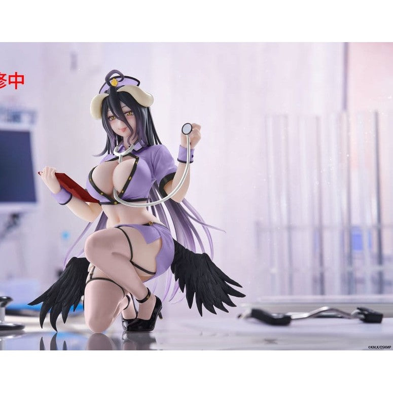 Albedo Desktop Cute Figur / Nurse Version Renewal / Overlord / Taito / 13 cm