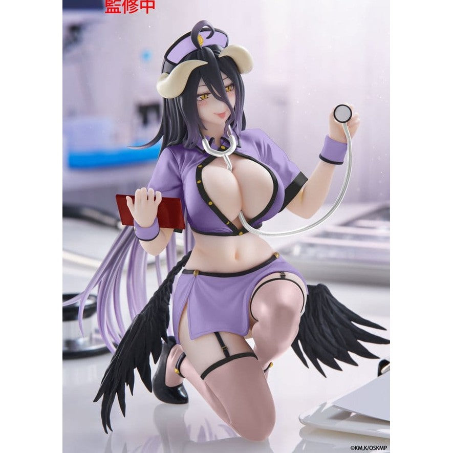 Albedo Desktop Cute Figur / Nurse Version Renewal / Overlord / Taito / 13 cm