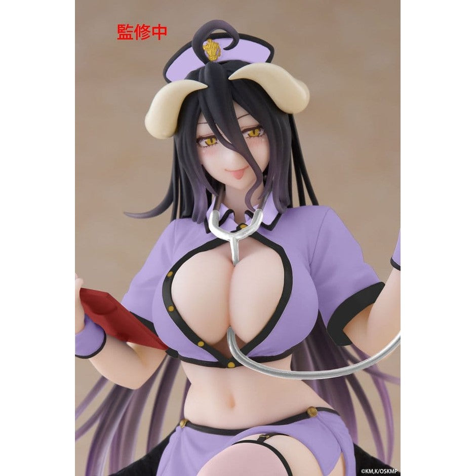 Albedo Desktop Cute Figur / Nurse Version Renewal / Overlord / Taito / 13 cm