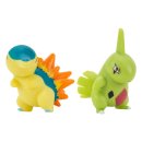 Feurigel & Larvitar Pokémon Battlefiguren 5 cm