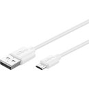 USB Kabel A auf Micro-USB 2m weiß