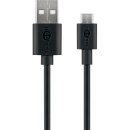 USB Kabel A auf Micro-USB 2m schwarz